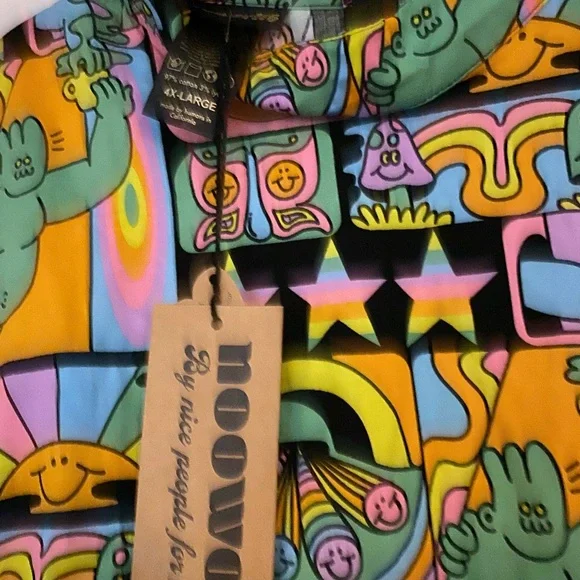 Dreyfus print Airliner dress from Nooworks.  NWT size 4X. - Picture 3 of 3